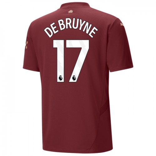 Camiseta Manchester City De Bruyne 17 Tercera 2024-25 Camiseta Manchester City De Bruyne 17 Tercera 2024-25